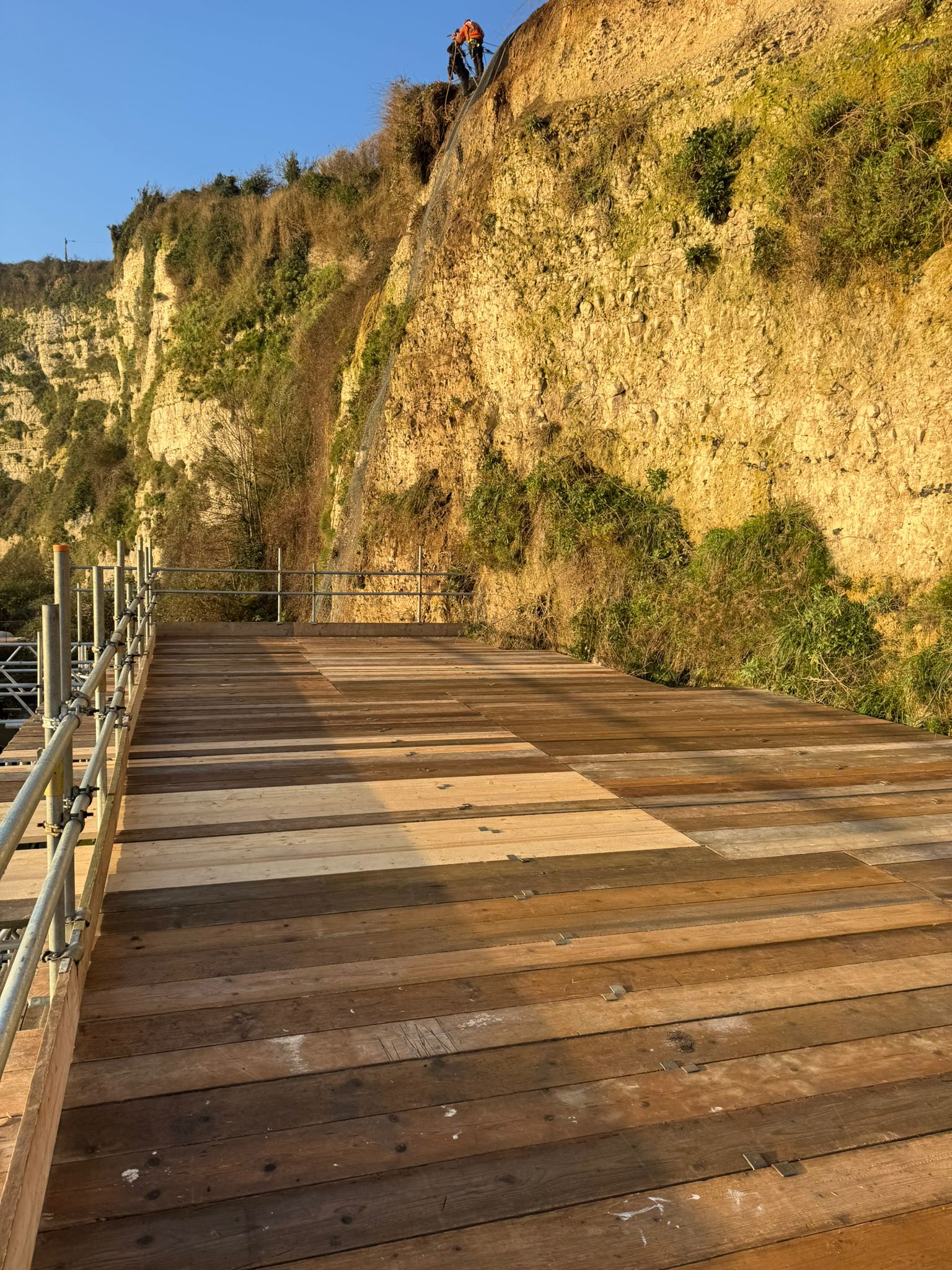 Scaffold design and engineered access system on construction project in East Devon